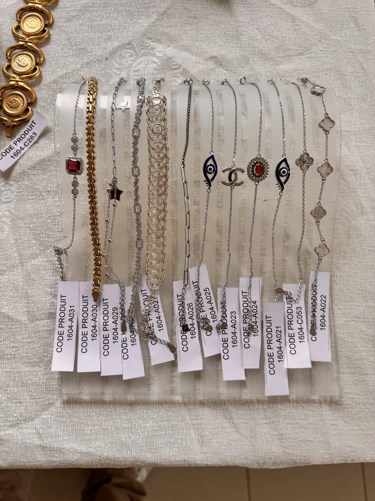 Bracelet étoile en argent
