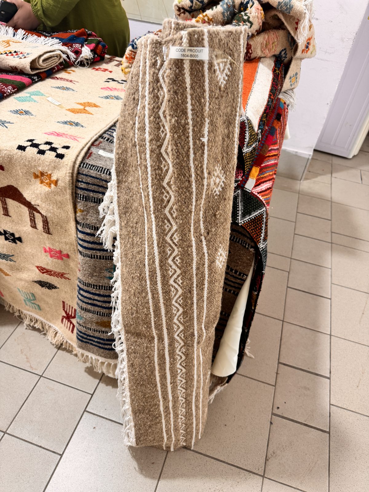 Tapis en laine naturelle