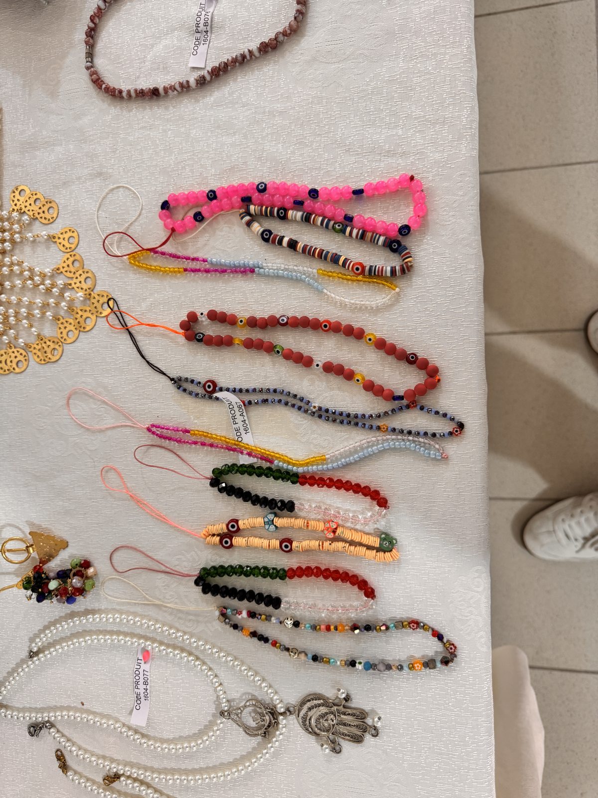 Colliers de perles (assortiment)