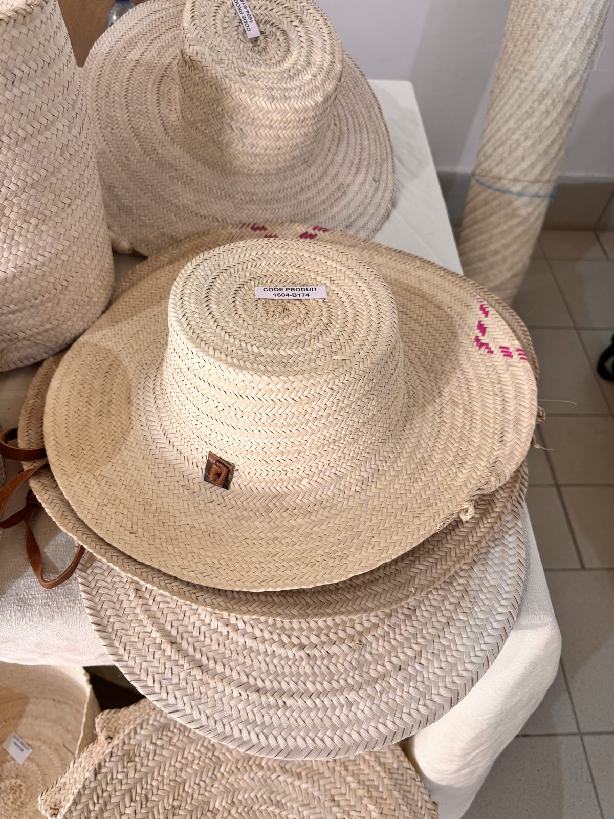 Chapeau en paille