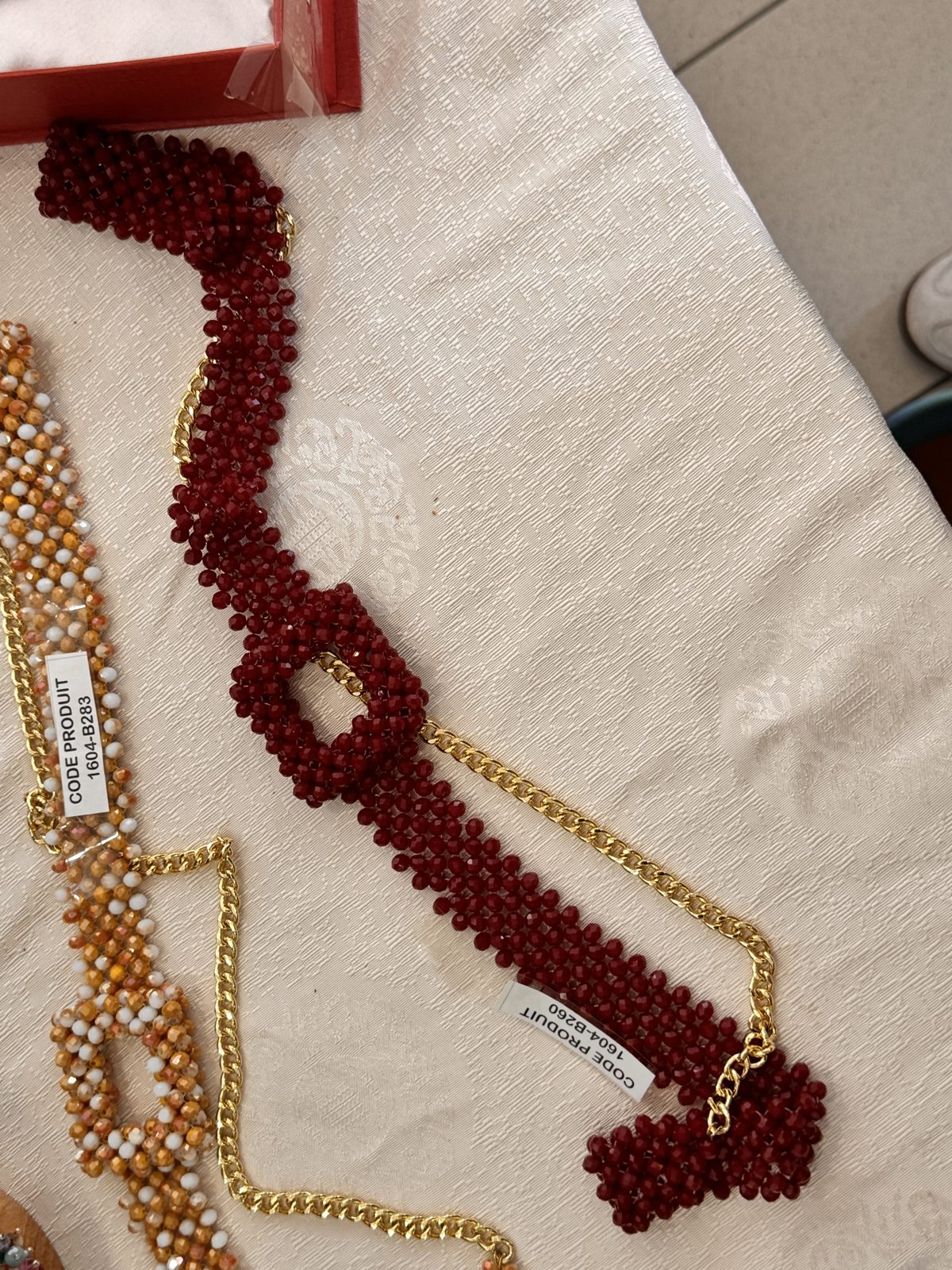 Colliers de perles (lot)