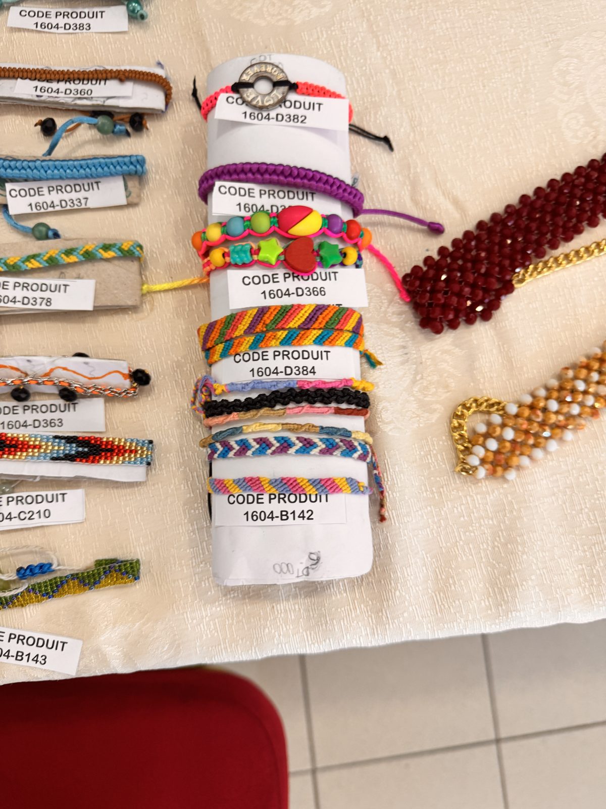 Bracelet « Cordon Pourpre »